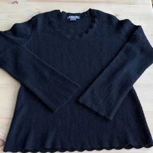 Ann Taylor Black Cashmere Sweater